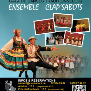 Gala de danses traditionnelles par l’Ensemble Clap’Sabots – 38ème année